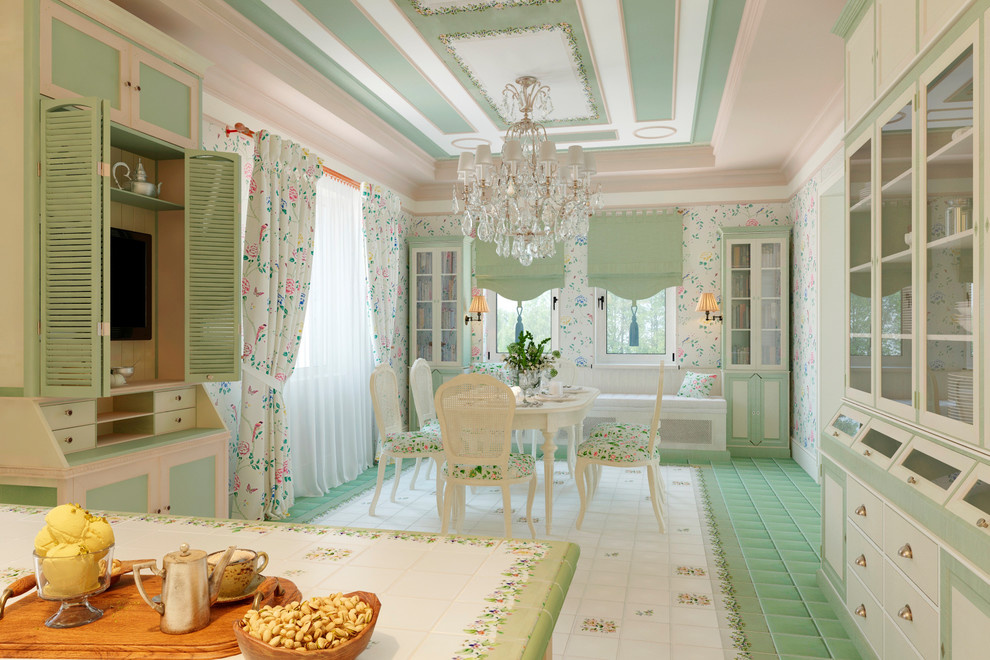 Обложка проекта: Кухня прованс в загородном доме