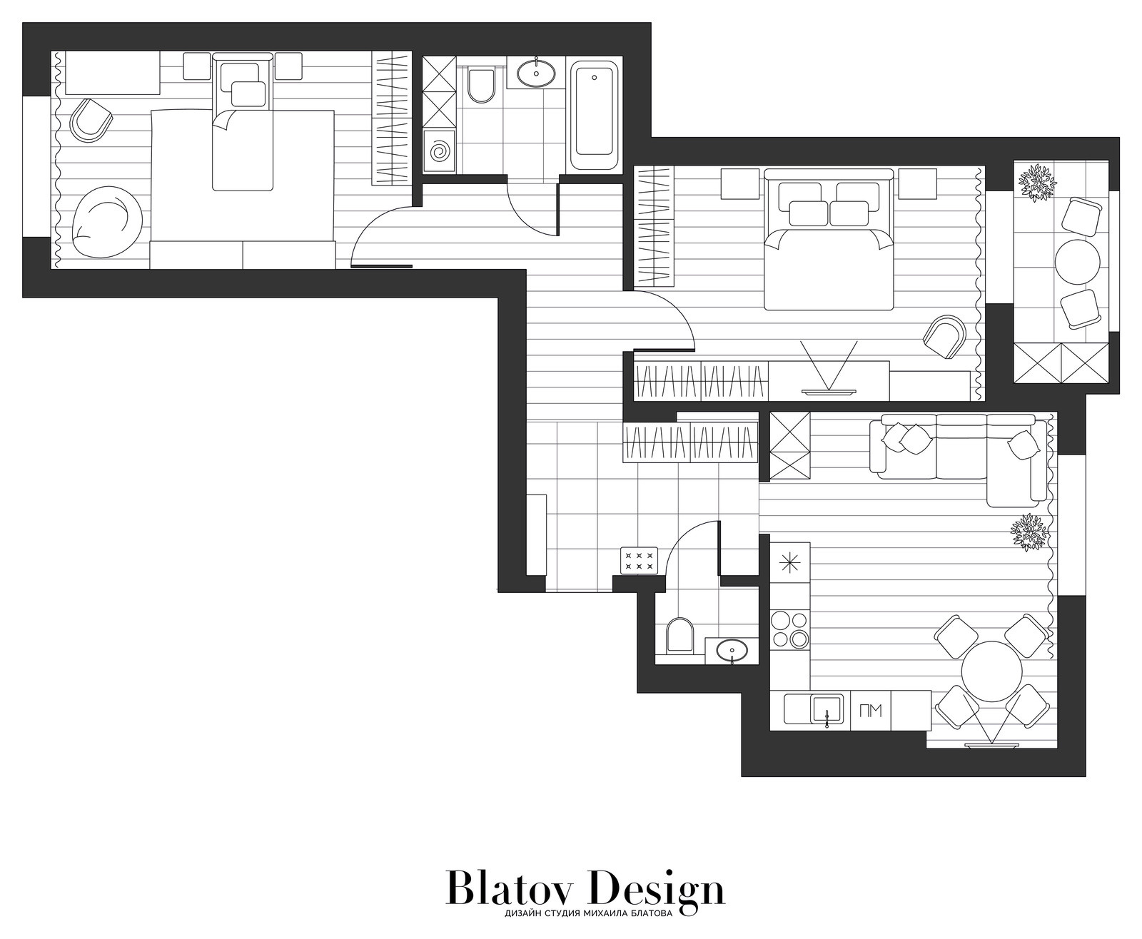 Обложка проекта: Планировочные решения на Немировича