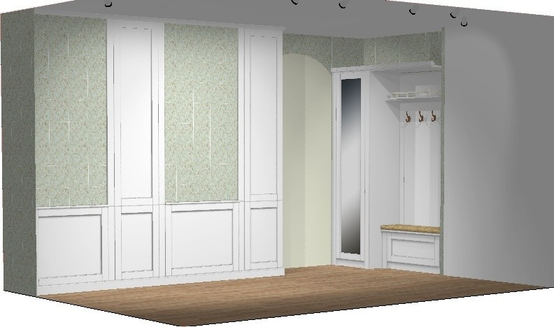 Классическая прихожая в МДФ