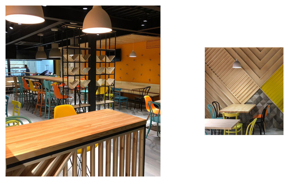 Обложка проекта: Интерьер кафе быстрого питания
