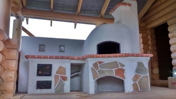 Мангальный комплекс с хлебной печью