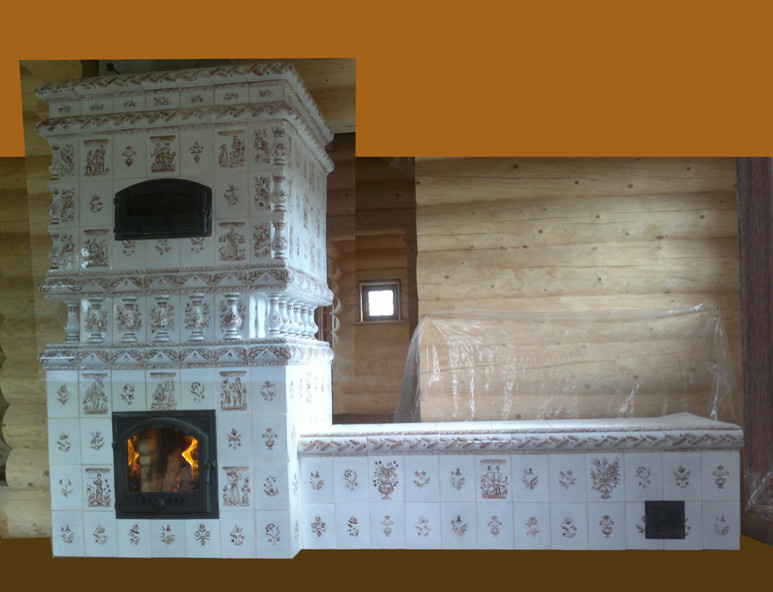 Обложка проекта: Изразцовый камин с лежанкой