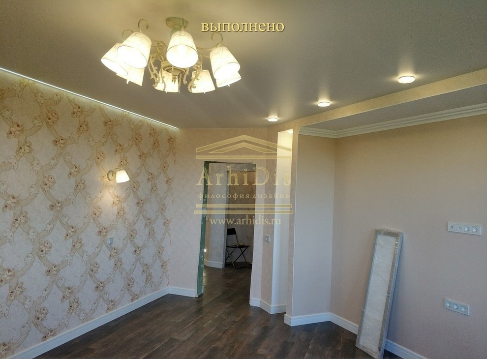 ЖК "Кристалл" - 3кк - фото осуществления работ по дизайн-проекту.