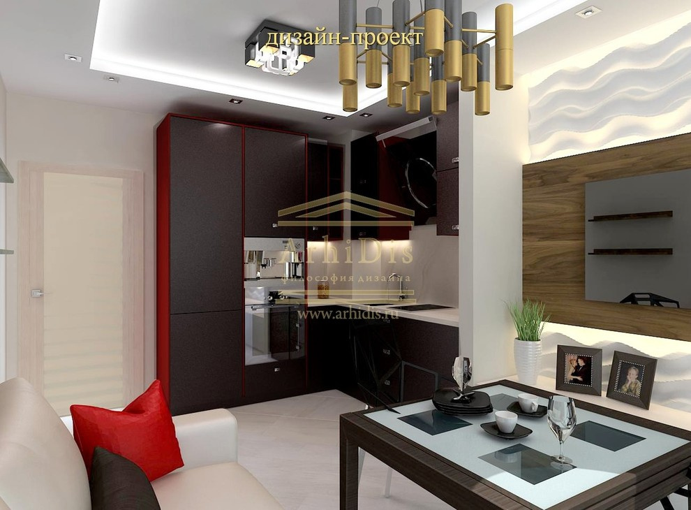 ЖК "Московский квартал" - 1кк - фото осуществления работ по дизайн-проекту.