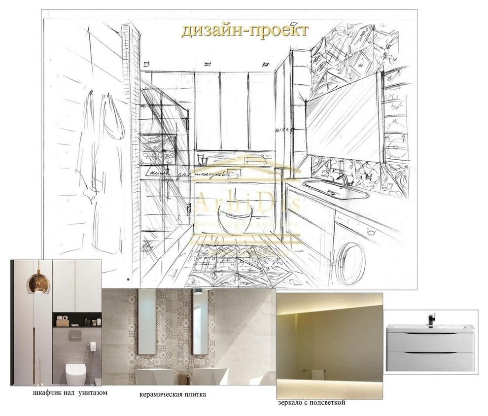 ЖК "Московский квартал" - 1кк - фото осуществления работ по дизайн-проекту.