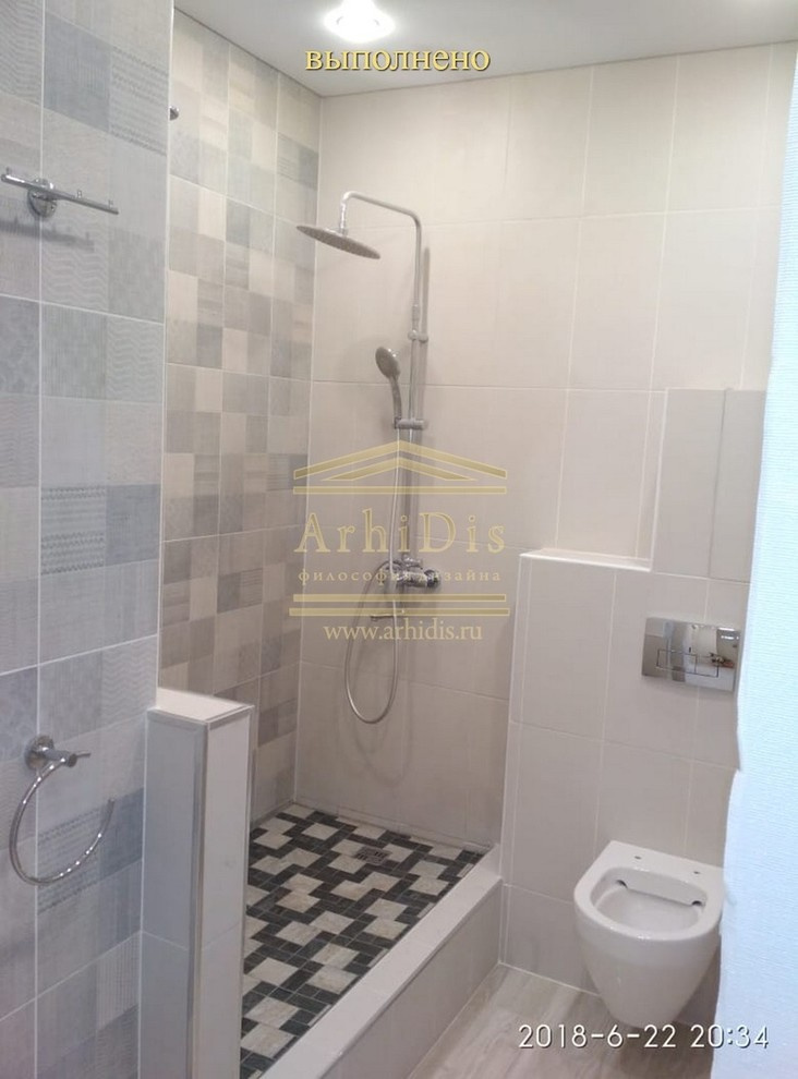 Обложка проекта: ЖК "Московский квартал" - 1кк - фото осуществления работ по дизайн-проекту.