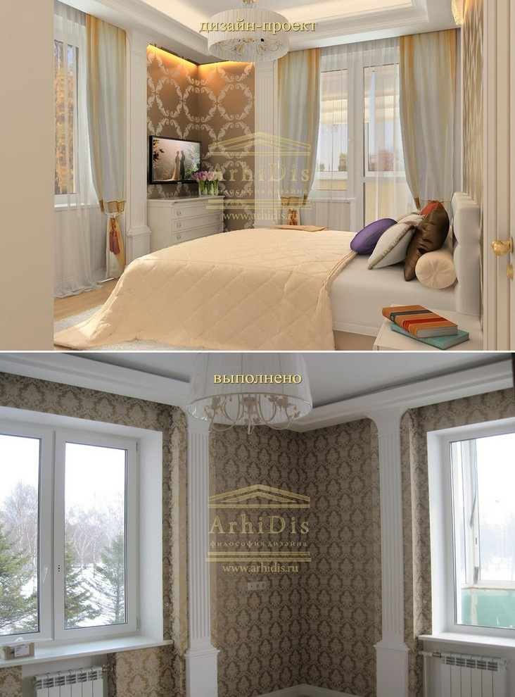 ул. Замшина - 3кк - фото осуществления работ по дизайн-проекту.