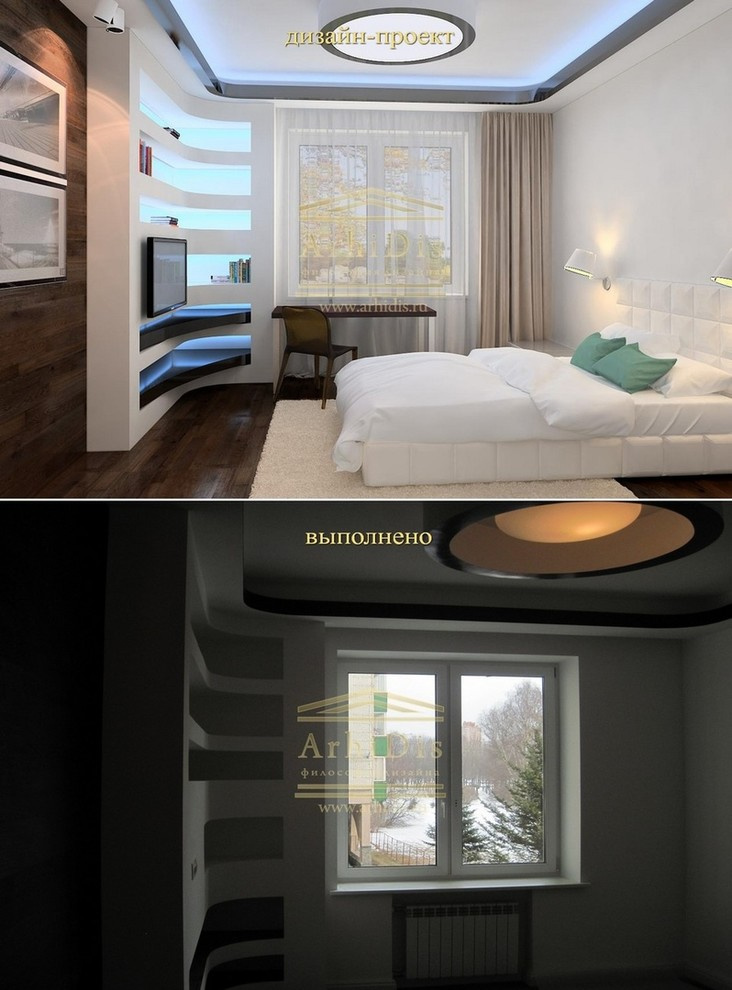 ул. Замшина - 3кк - фото осуществления работ по дизайн-проекту.
