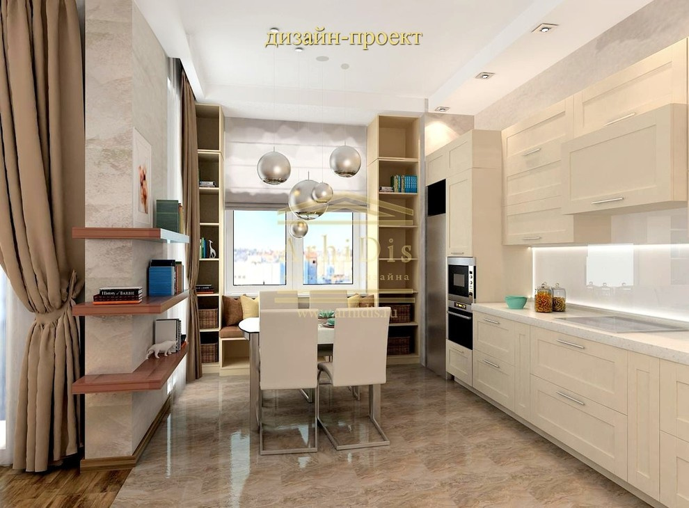 ул. Катерников - 4кк - фото осуществления работ по дизайн-проекту.