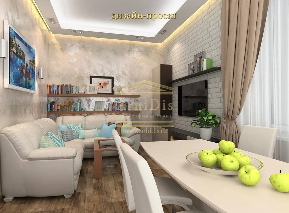 ул. Катерников - 4кк - фото осуществления работ по дизайн-проекту.