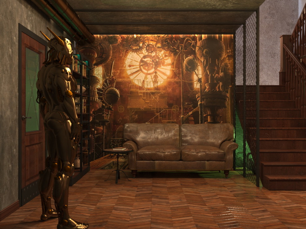 Интерьер в стиле стимпанк