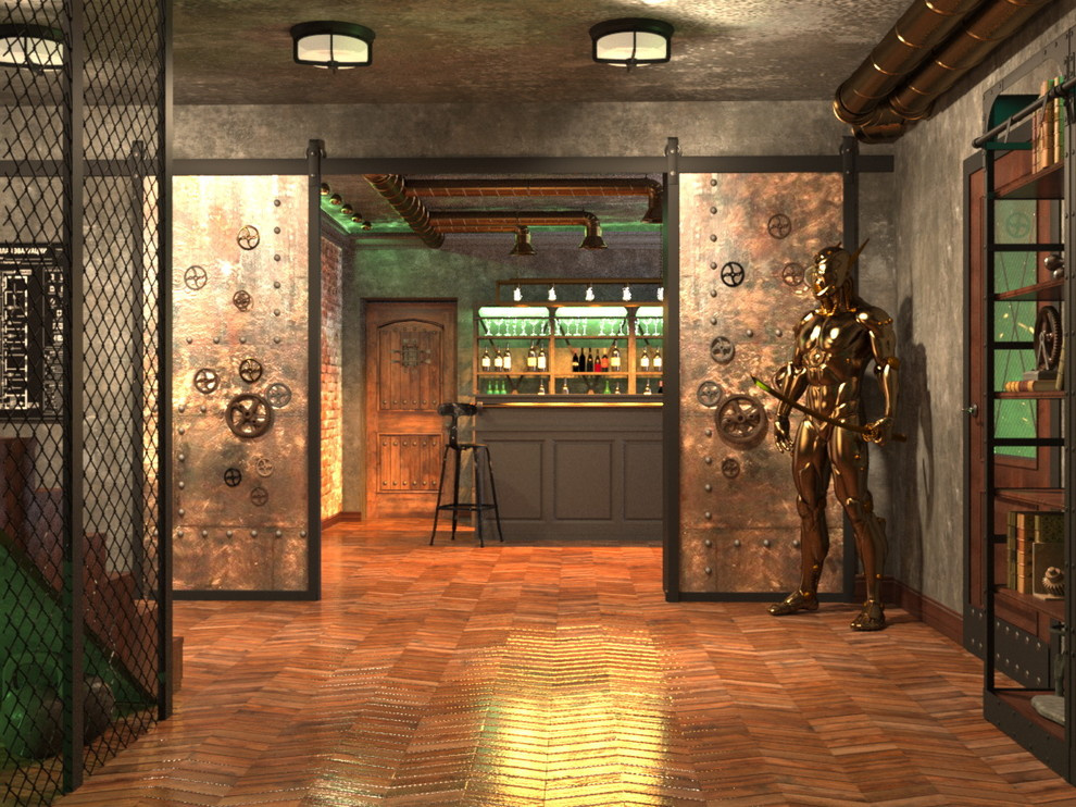 Интерьер в стиле стимпанк