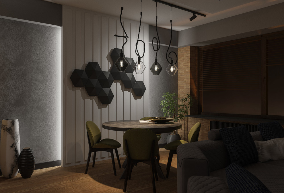 3-комнатная квартира для молодого мужчины с видом на реку (визуализация)