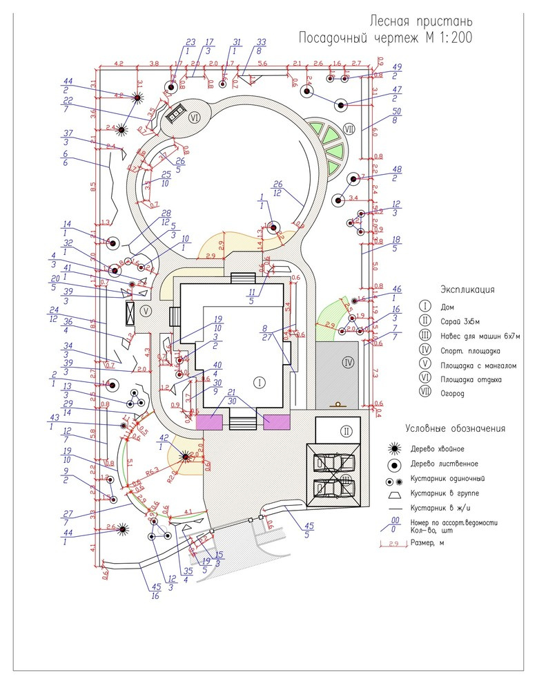 Посадочный чертеж