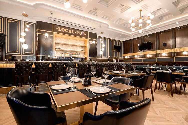 оснащение английского паба Local Pub