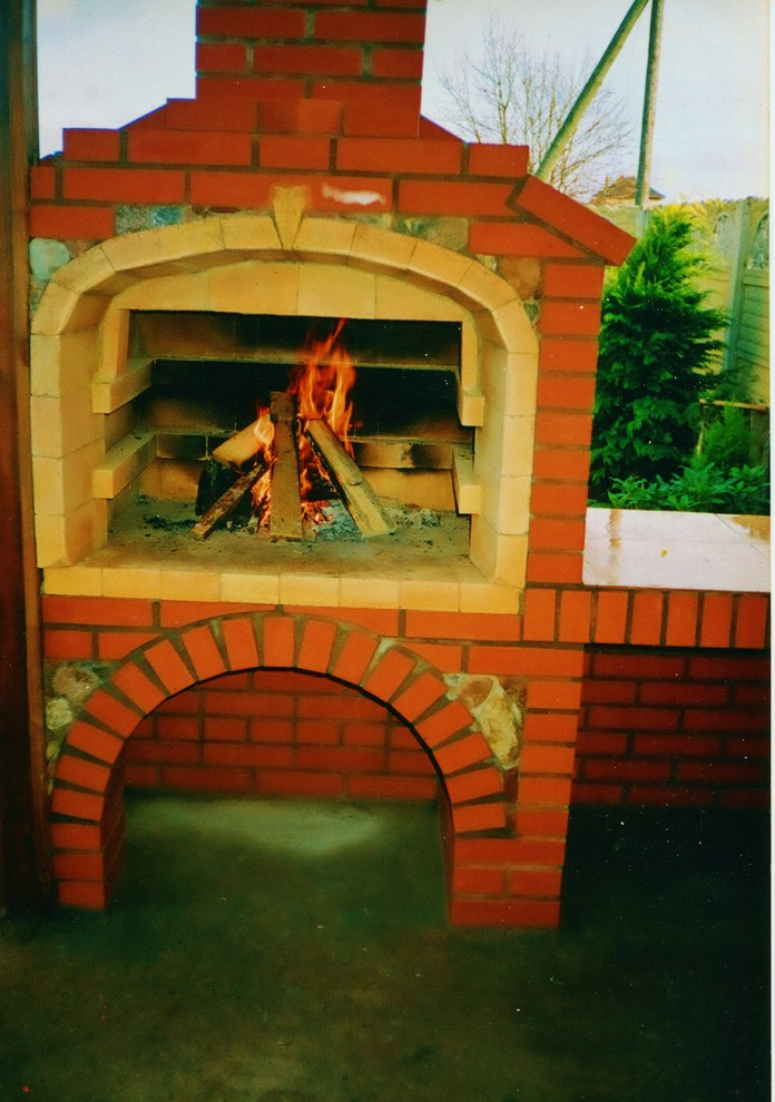 Печи, камины, барбекю, мозаика