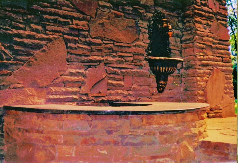 Печи, камины, барбекю, мозаика