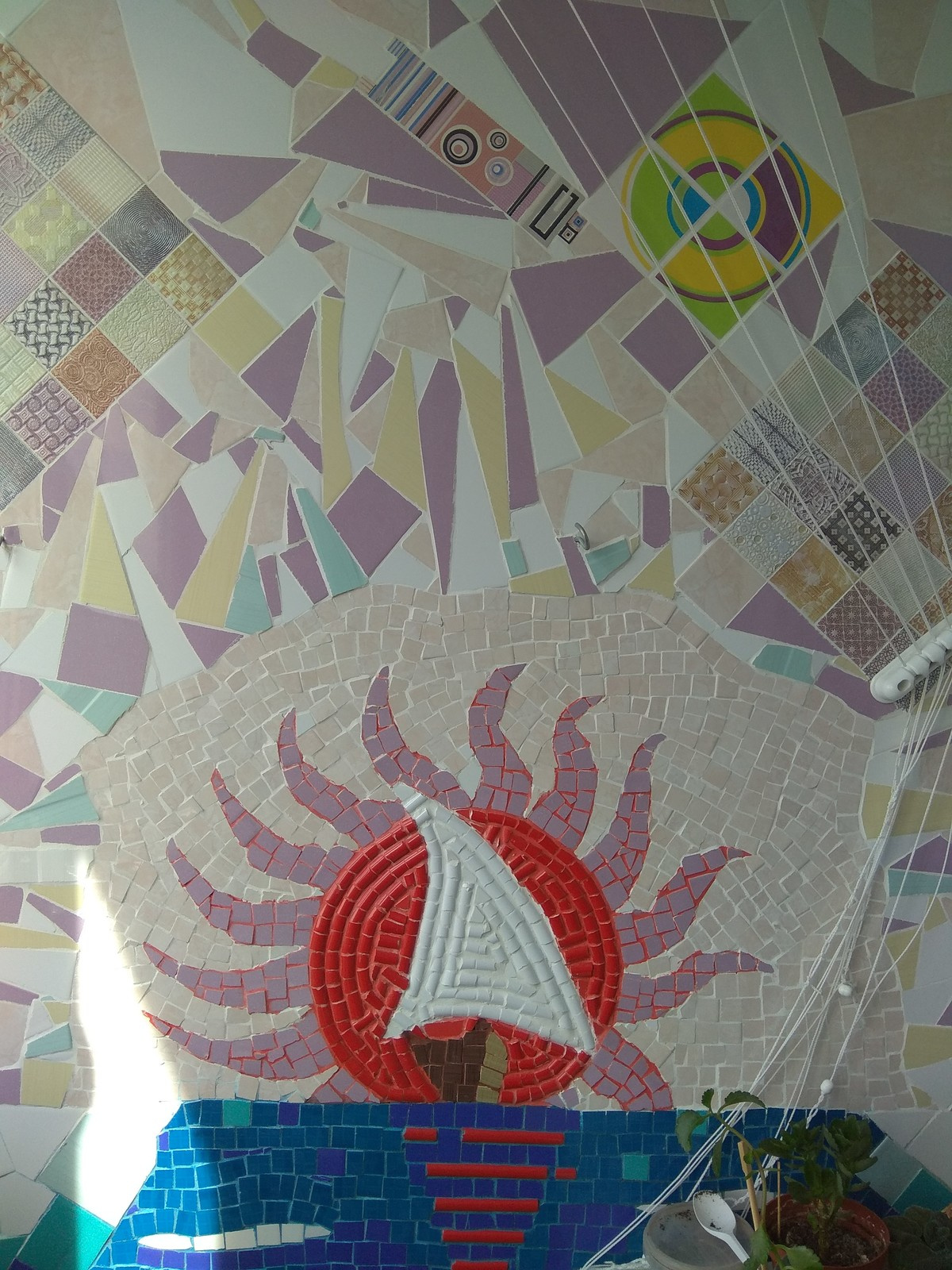 Печи, камины, барбекю, мозаика