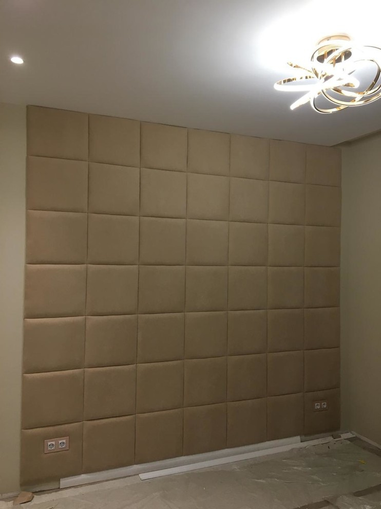 Мягкие панели в спальне  коллекция «Квадро»