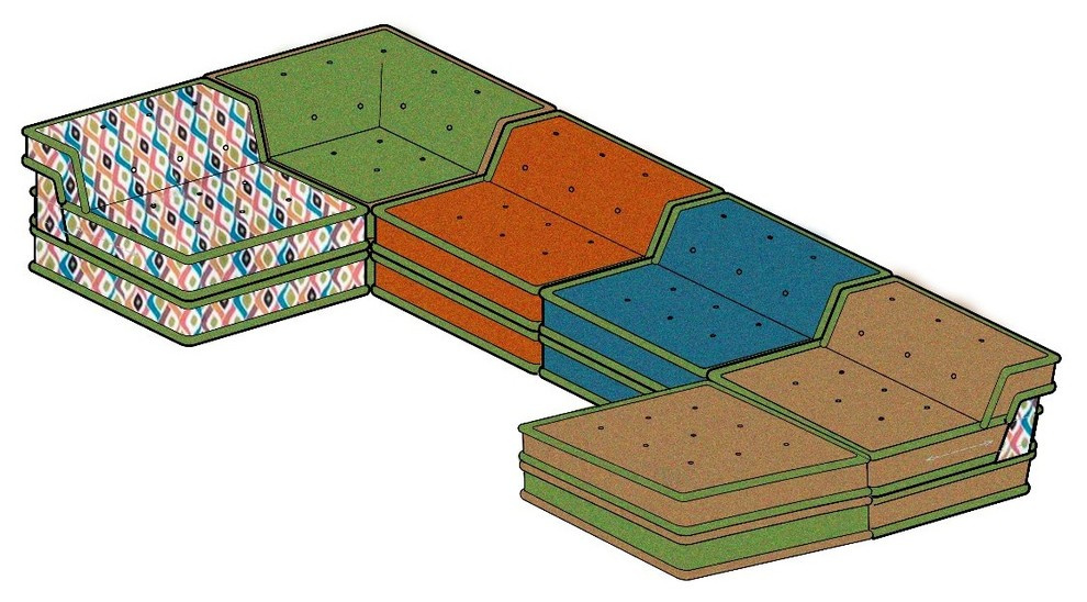 Бескаркасный диван Mobilounge 2019 г.