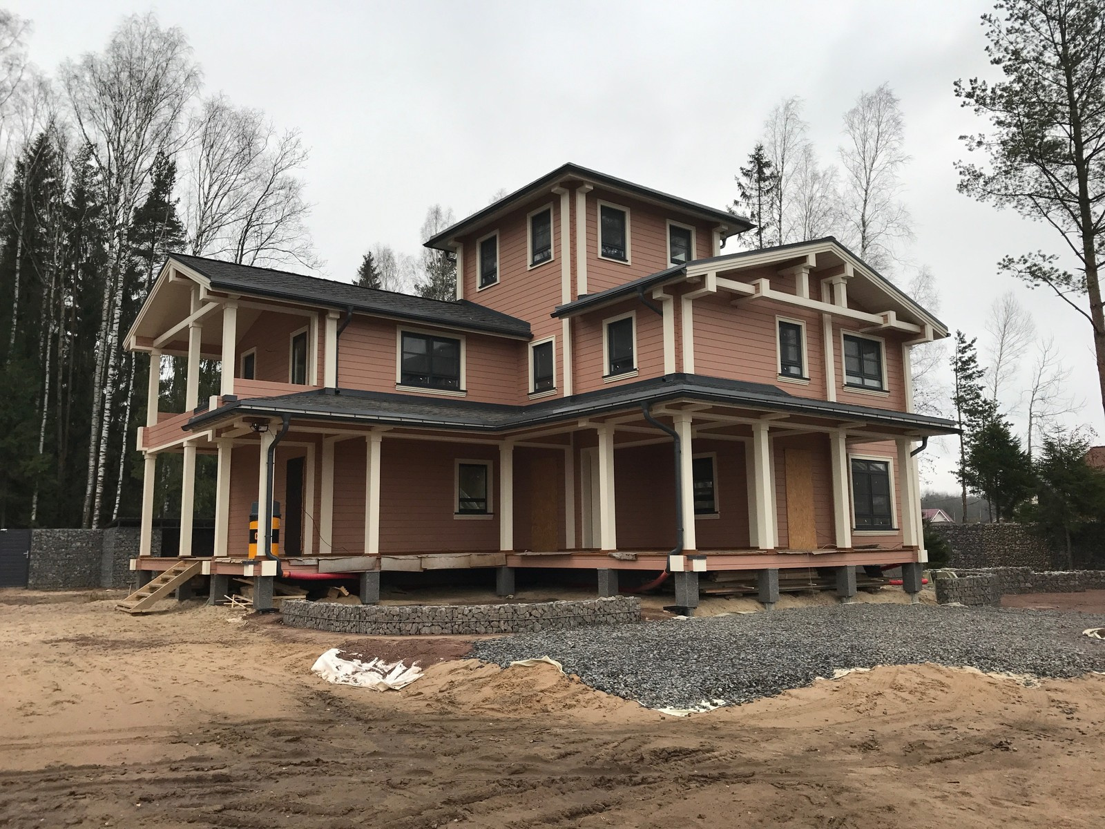 Коттедж из клееного бруса