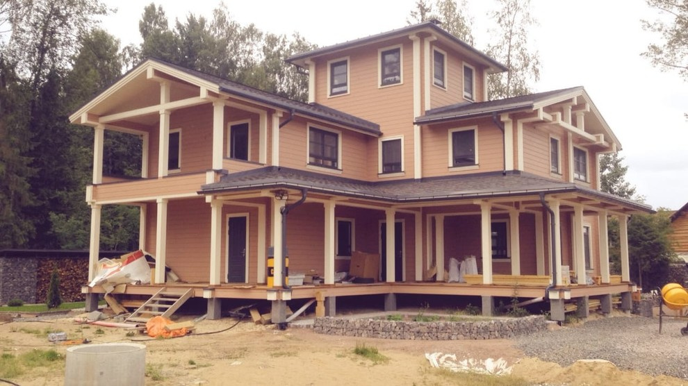 Обложка проекта: Коттедж из клееного бруса