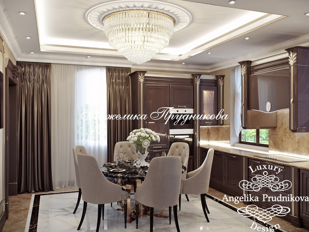 Дизайн-проект в стиле ар-деко интерьера коттеджа в г.Краснодар