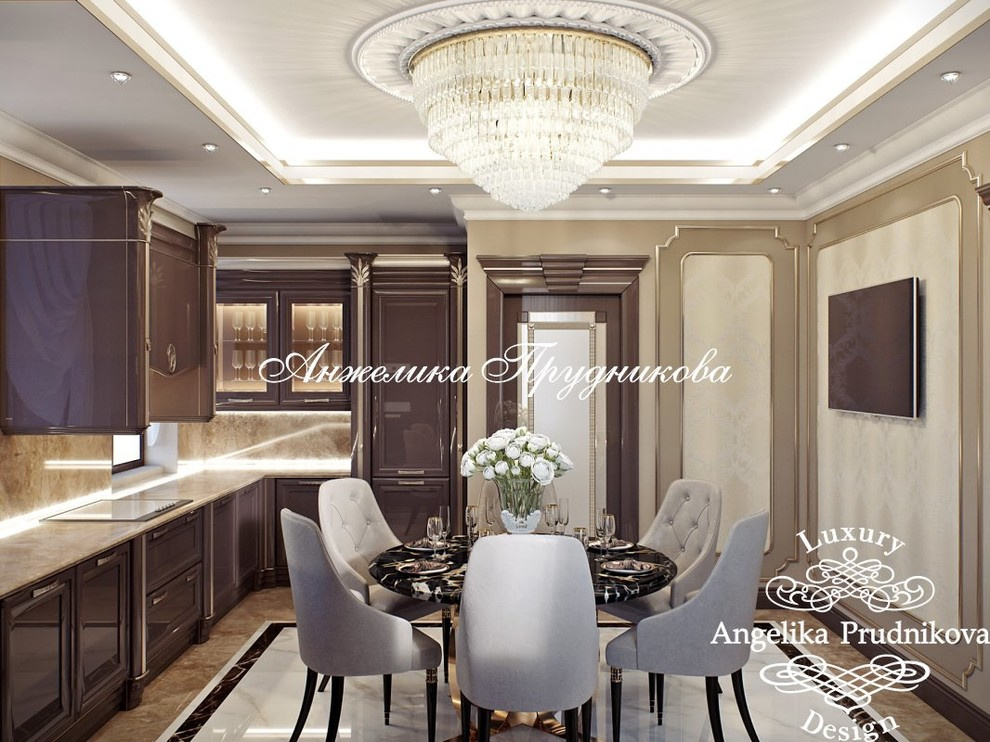 Дизайн-проект в стиле ар-деко интерьера коттеджа в г.Краснодар