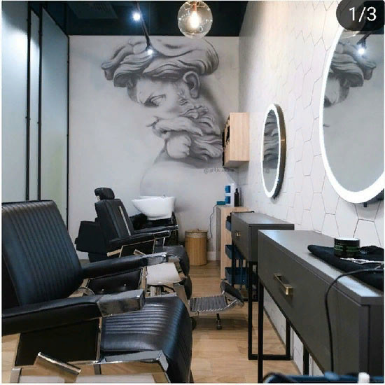 Обложка проекта: Салон красоты NUOVO NERO, мужской зал