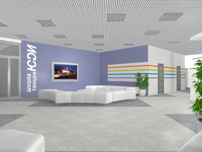 Дизайн интерьера школы танцев "ЮДИ"