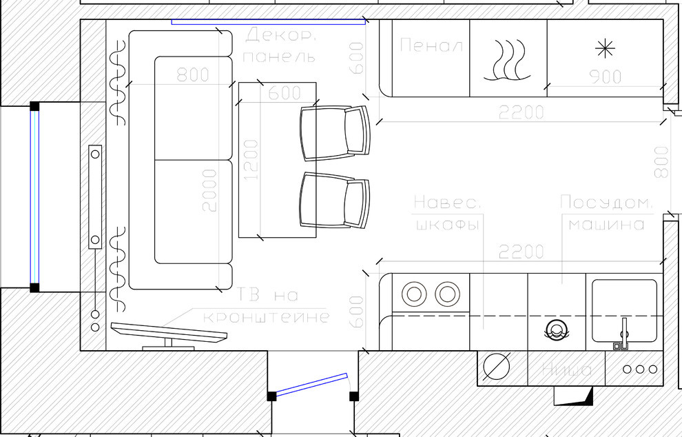 Кухня в современном стиле