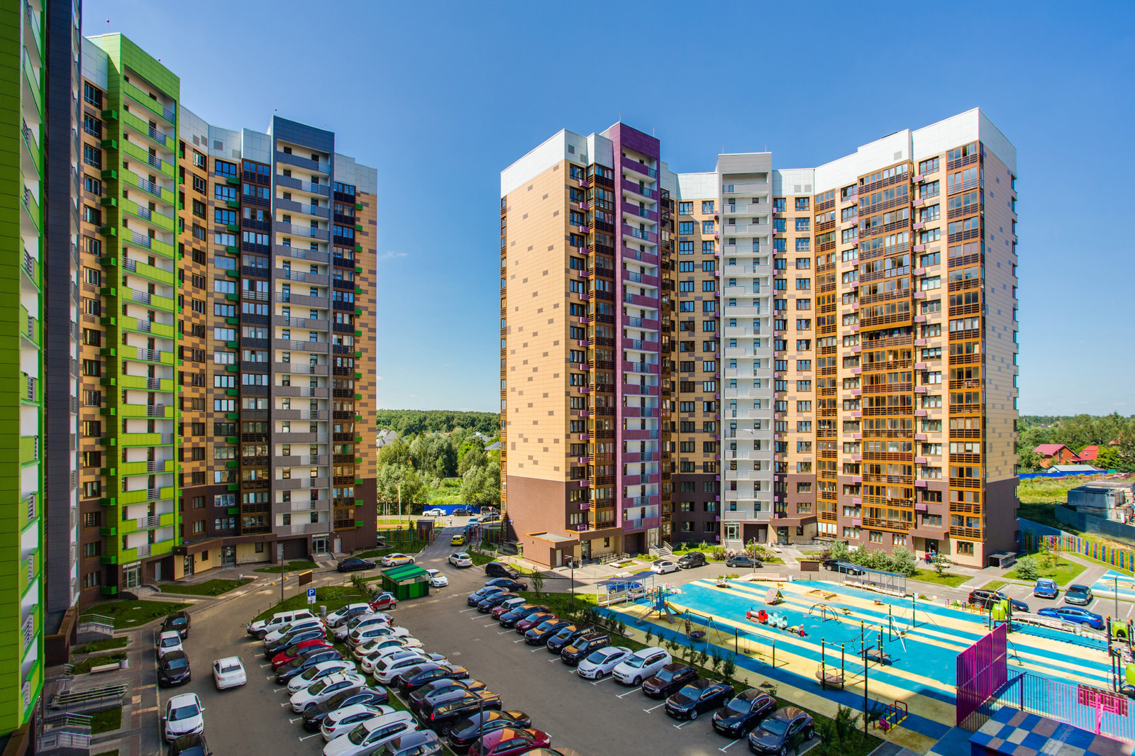 Фотосъемка ЖК "UP квартал Сколковский"