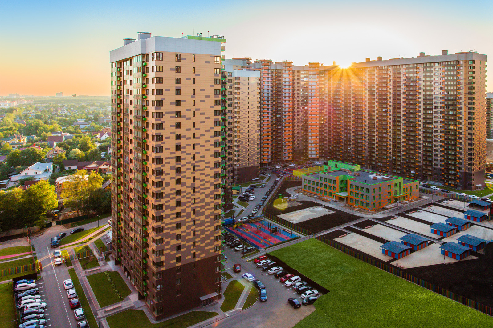 Фотосъемка ЖК "UP квартал Сколковский"