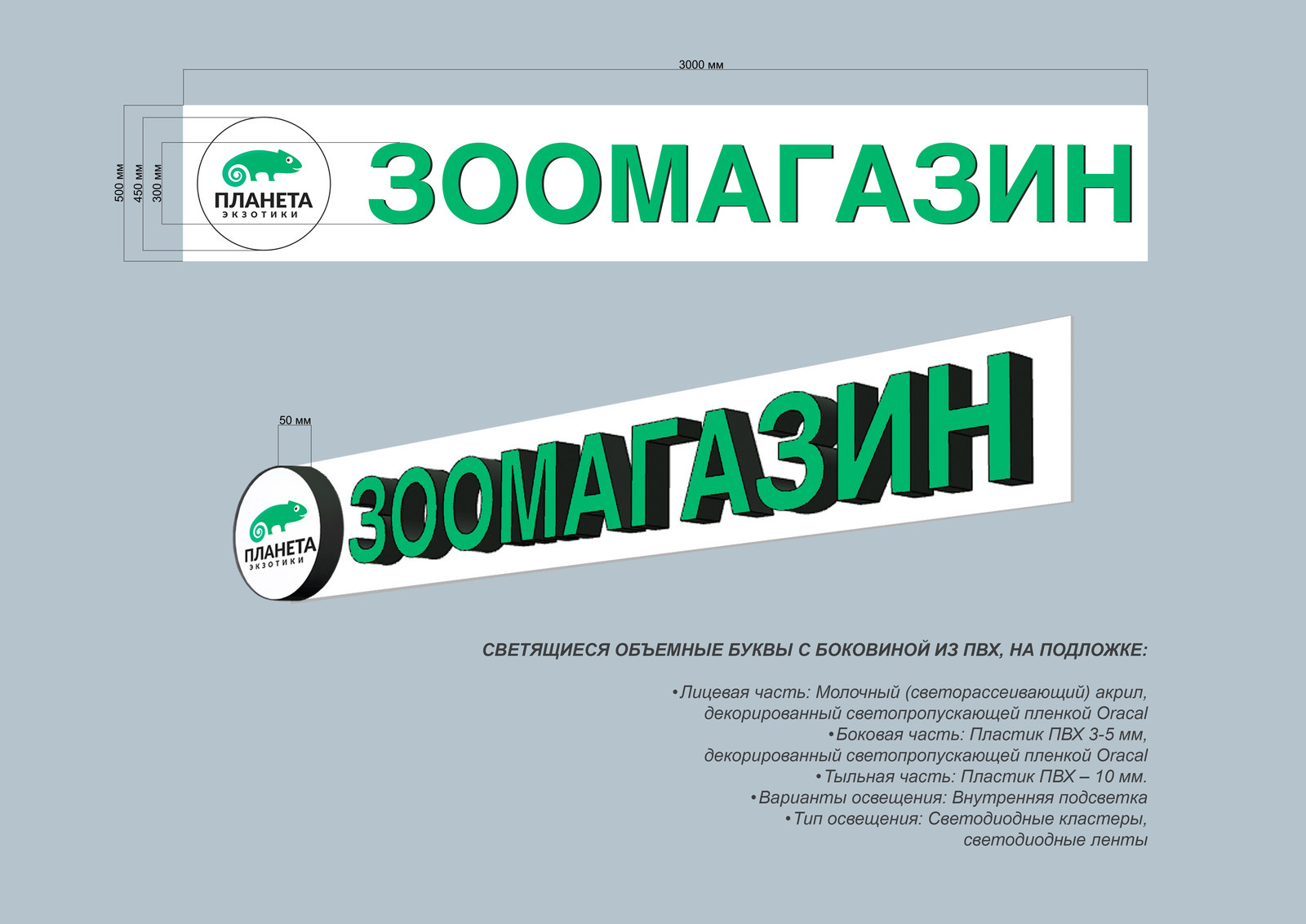 Разработка вывески