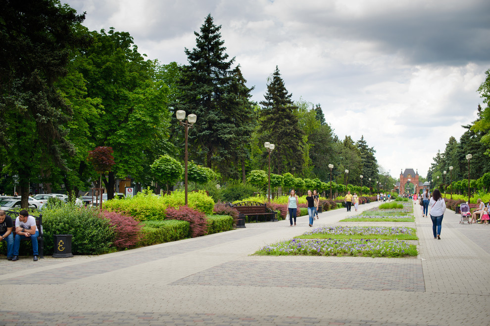 Бульвар на ул. Красной