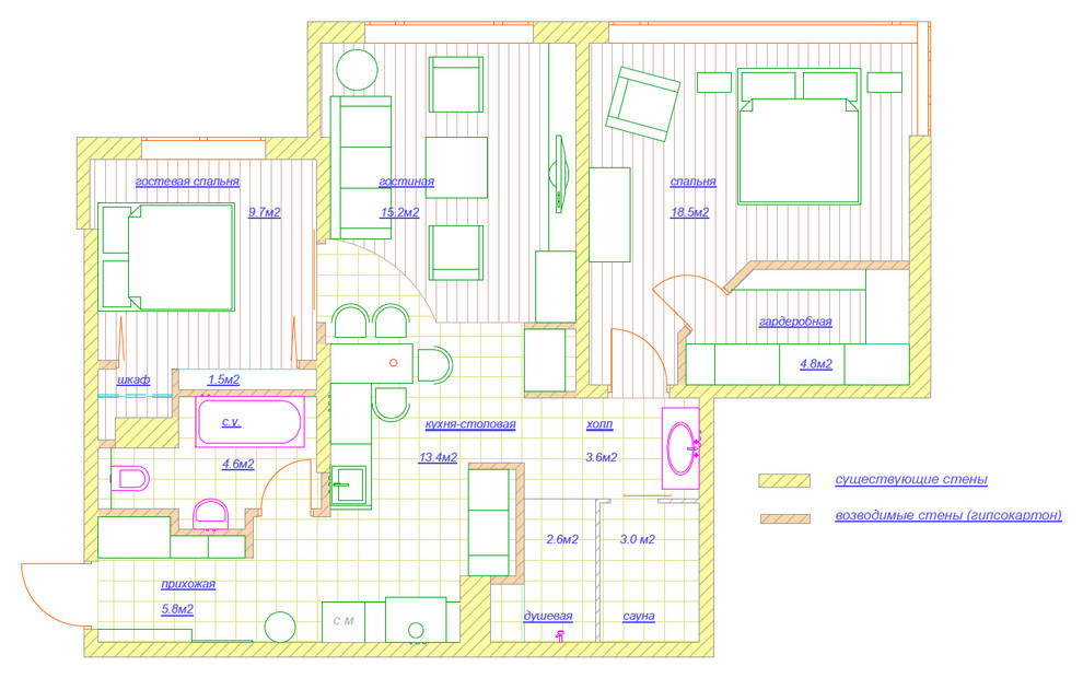 Кухня в квартире на Бульваре им. Генерала Карбышева