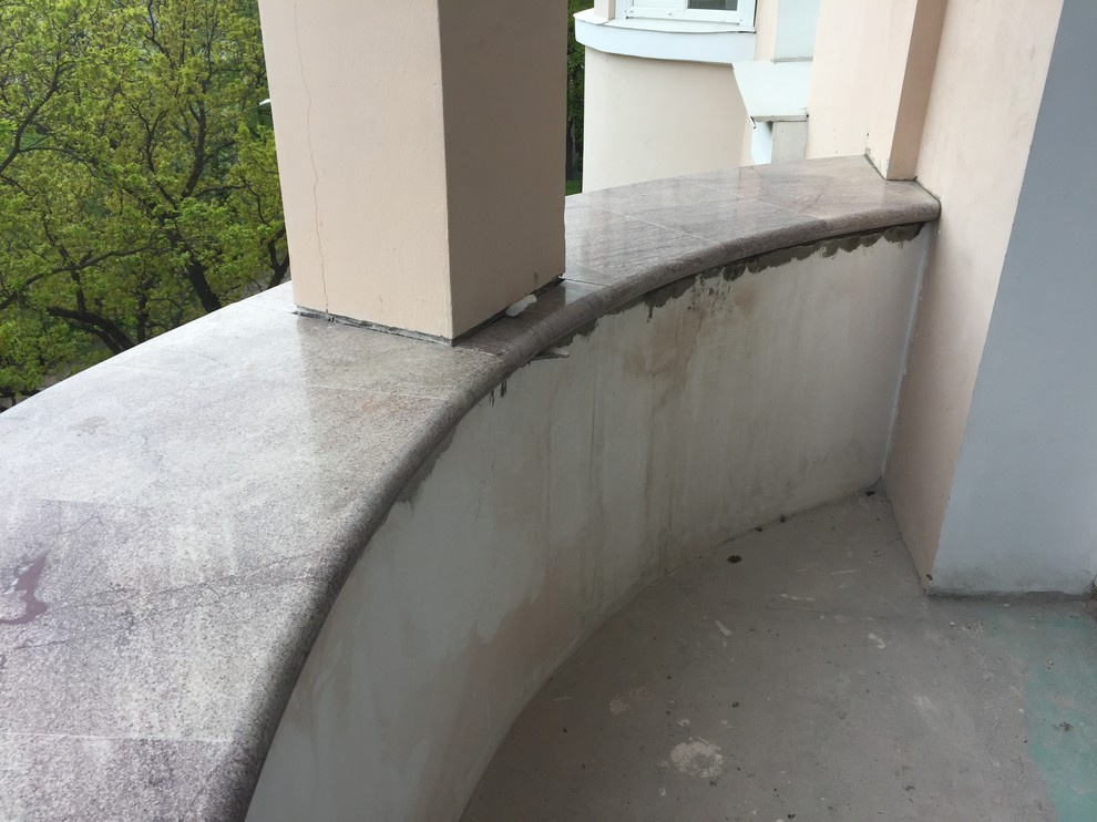 Каменные изделия для парапета балкона