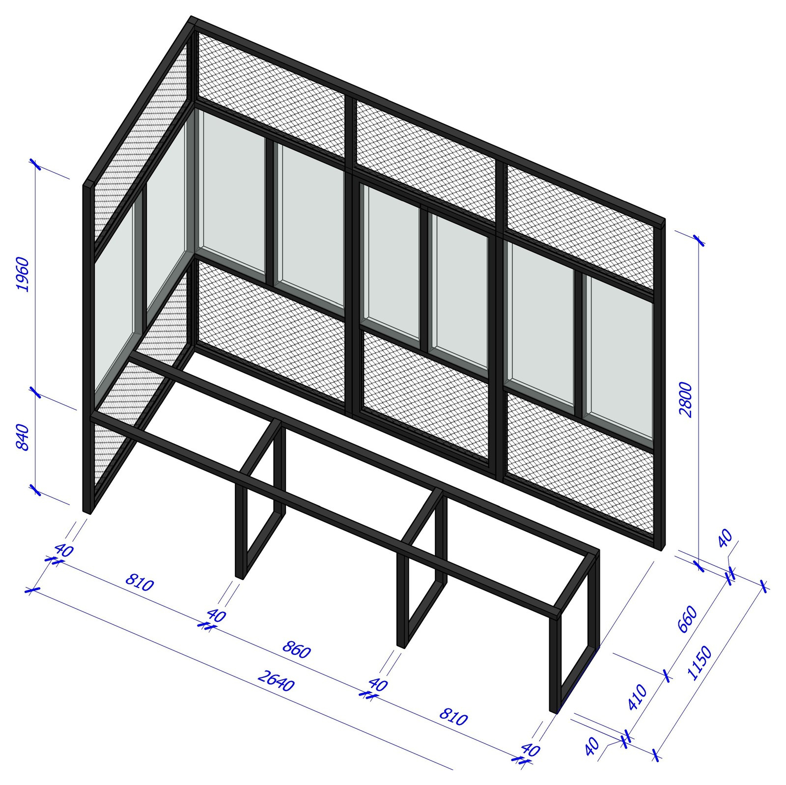 Проект кафе Middle Bar