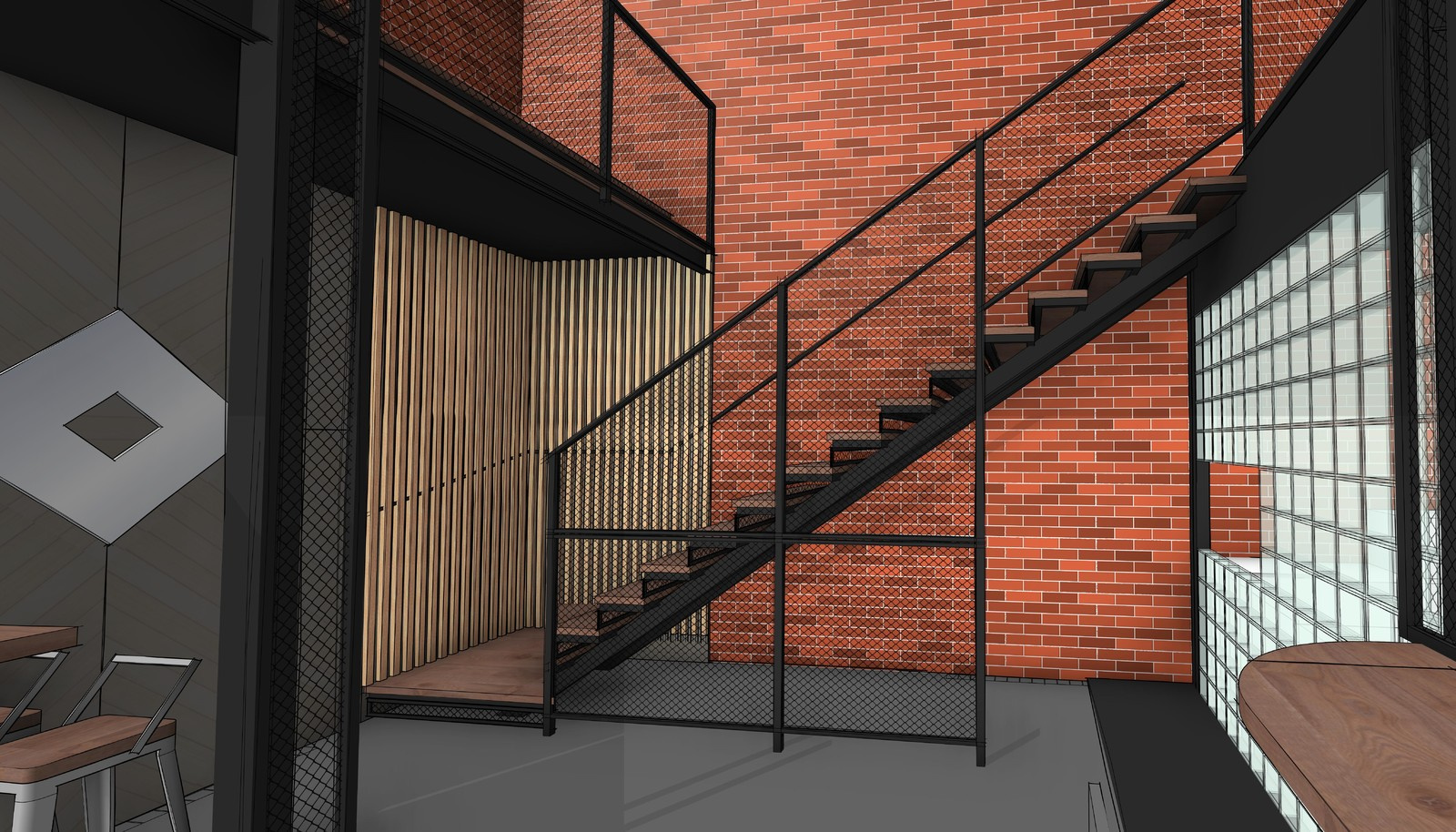 Проект кафе Middle Bar