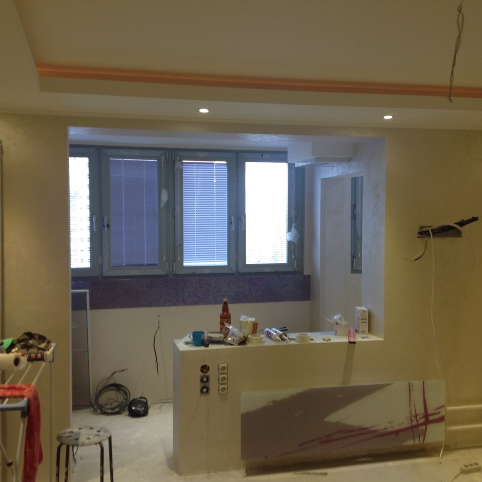 Кухня на балконе и совмещение балкона с комнатой