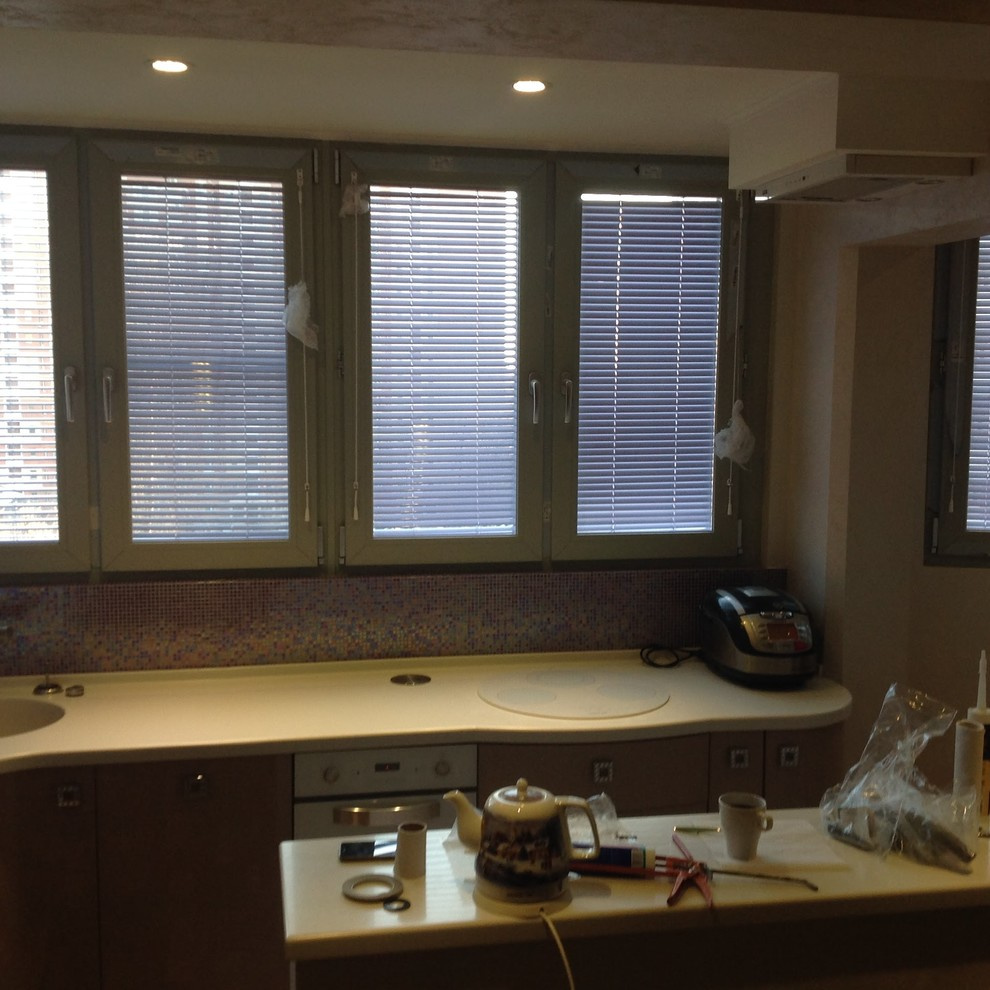 Кухня на балконе и совмещение балкона с комнатой