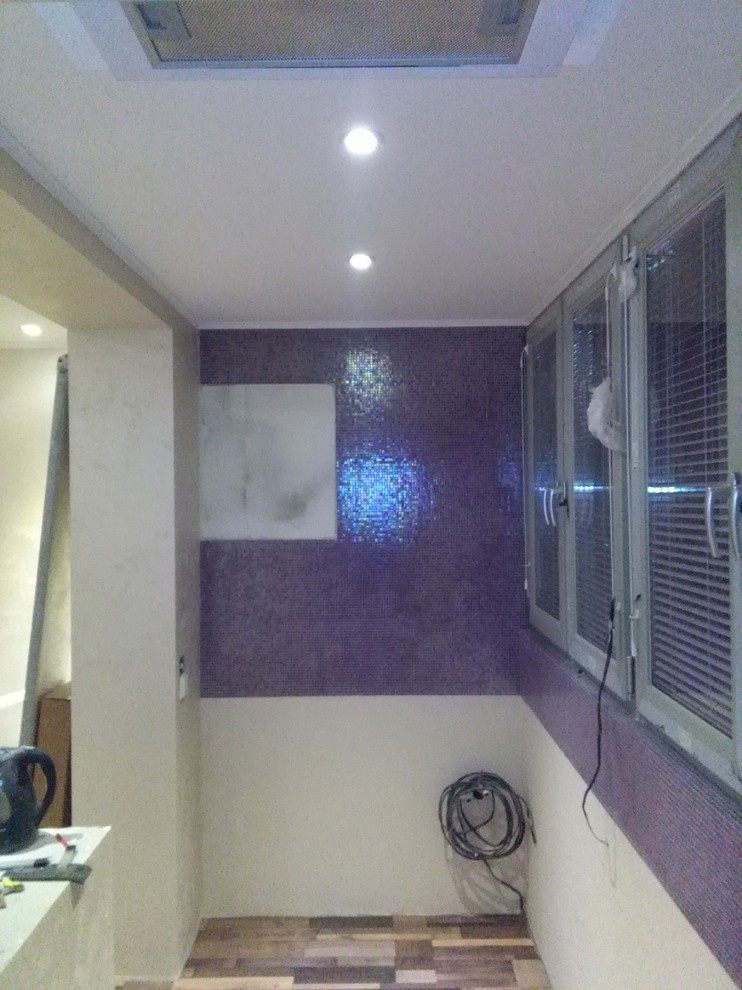 Кухня на балконе и совмещение балкона с комнатой