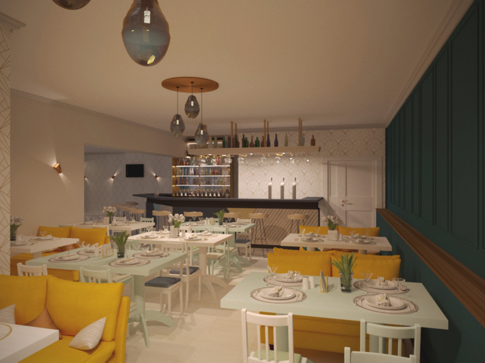 Дизайн-проект ресторана 170 м2