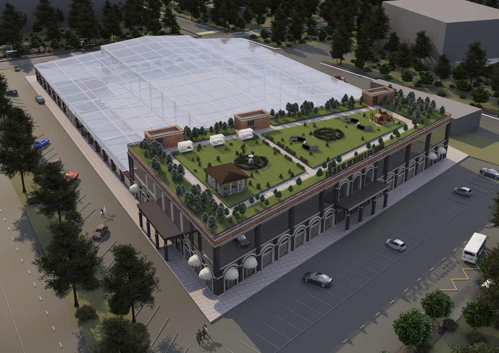 Обложка проекта: Реконструкция Коптевского рынка, г. Москва