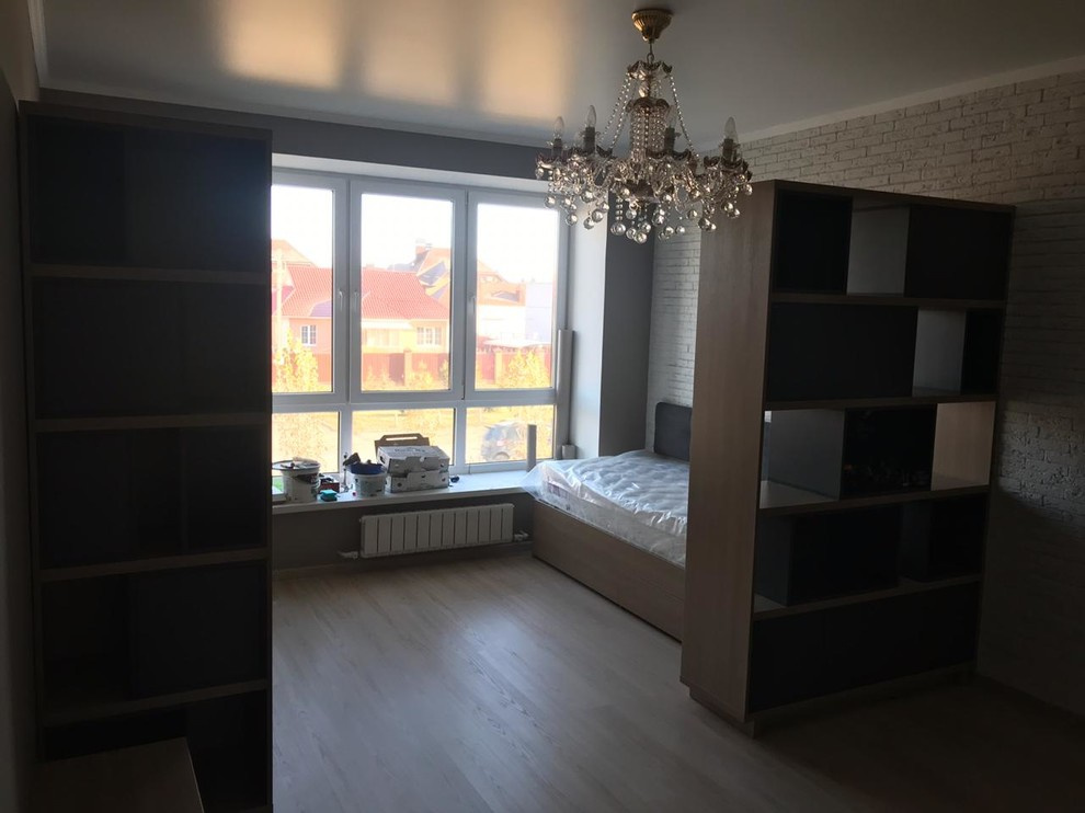 Делим комнату на гостиную и спальню для мальчика 9 лет