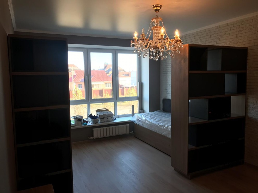 Делим комнату на гостиную и спальню для мальчика 9 лет