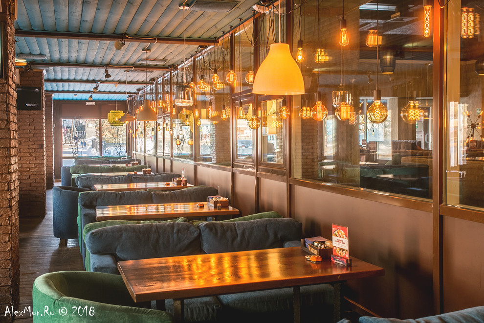 Интерьерные фотографии ресторана "Vozdyh"