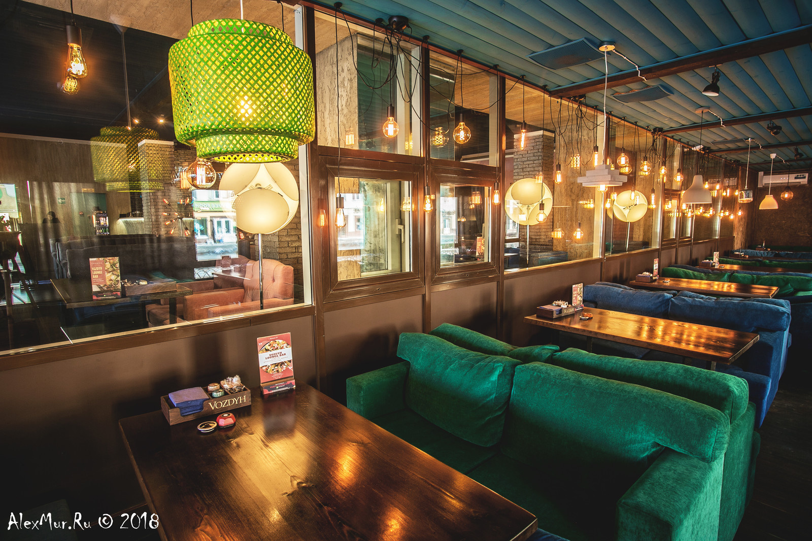 Интерьерные фотографии ресторана "Vozdyh"