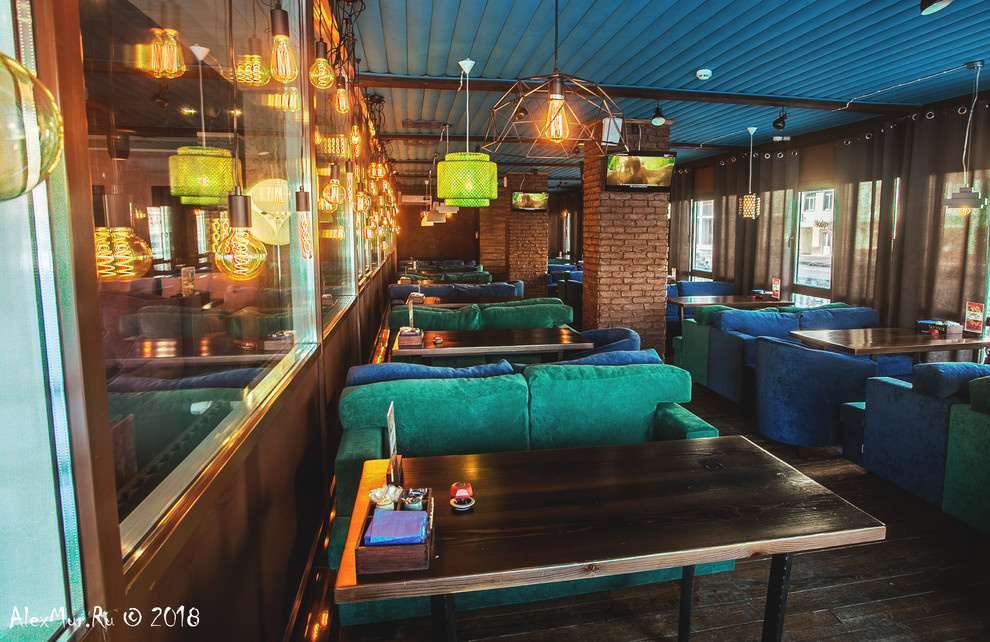 Интерьерные фотографии ресторана "Vozdyh"