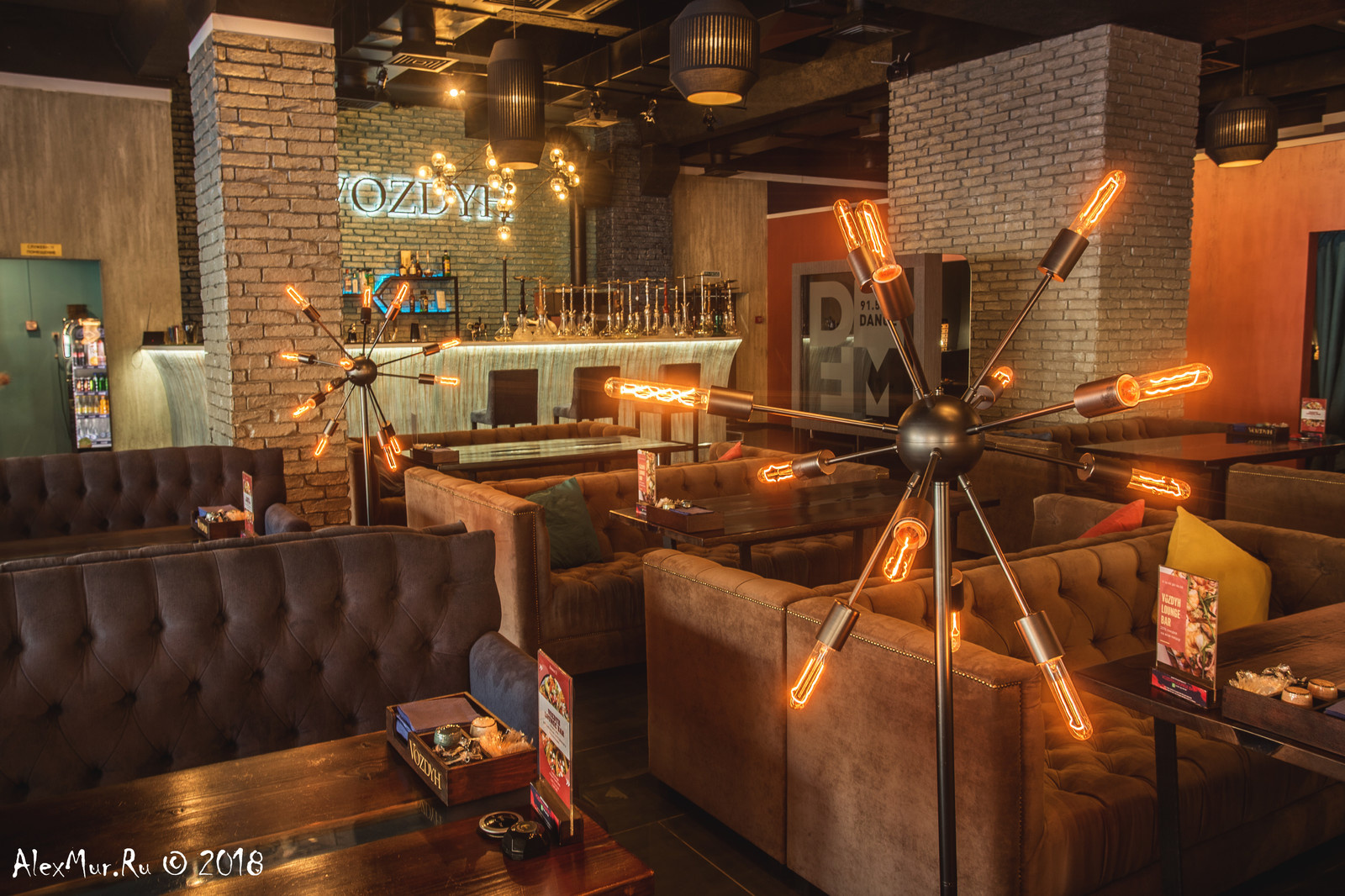 Интерьерные фотографии ресторана "Vozdyh"